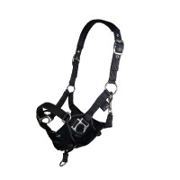 Veiligheids-halster Safe Control Style HKM Zwart