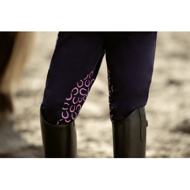 Legging HKM Pink Pony siliconen kniestukken Legging HKM Pink Pony siliconen kniestukken