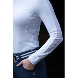 Functioneel T-shirt Hunter lange mouwen HKM Wit