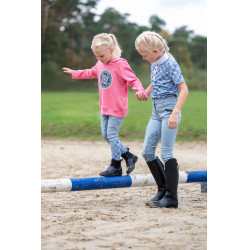 Broek Bria met siliconen kniestukken HKM Blauwgrijs Broek Bria met siliconen kniestukken HKM Blauwgrijs