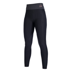 Legging Edinburgh Shape siliconen kniestukken HKM Zwart Legging Edinburgh Shape siliconen kniestukken HKM Zwart