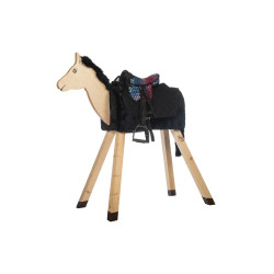 Zadel voor Shetland set Kleurrijk HKM Hart / zwart Zadel voor Shetland set Kleurrijk HKM Hart / zwart