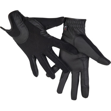 Grip Mesh Handschoenen HKM Zwart