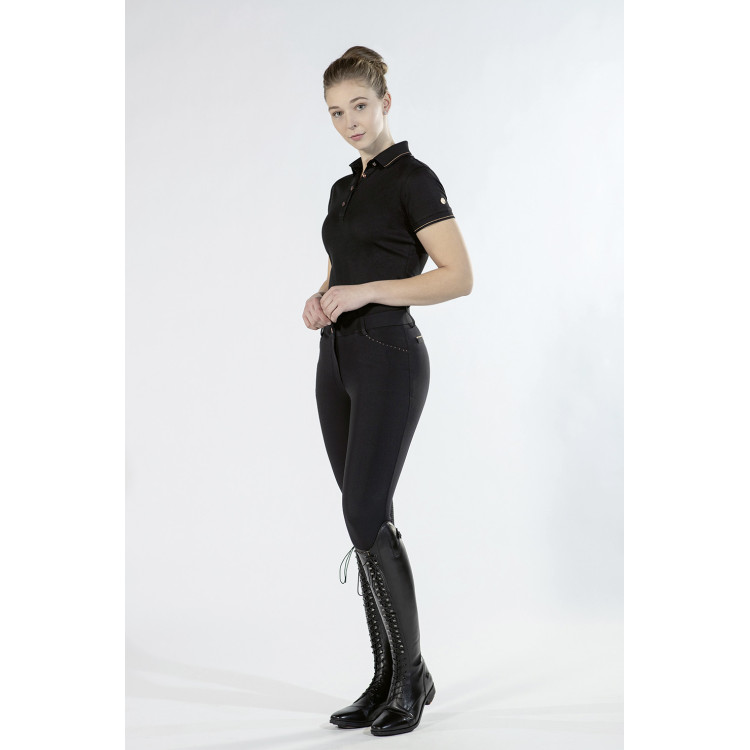 Broek Rosegold Glamour Style volledig zitvlak in siliconen. HKM Broek Rosegold Glamour Style volledig zitvlak in siliconen. HKM