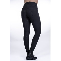 Savona Style broek met volledige siliconen grip HKM Zwart
