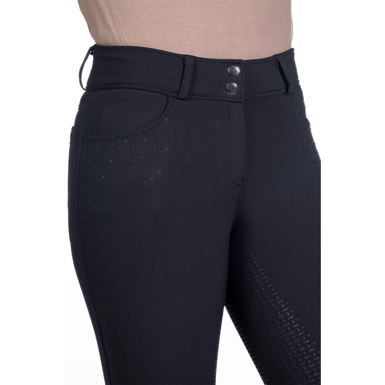 Savona Style broek met volledige siliconen grip HKM Savona Style broek met volledige siliconen grip HKM