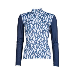 Basislaag Ketting HKM Wit / marineblauw