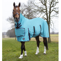 Vliegendeken Lissabon Style HKM Aqua blauw Vliegendeken Lissabon Style HKM Aqua blauw