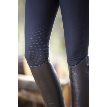 Broek Beagle siliconen kniestukken HKM Donkerblauw Broek Beagle siliconen kniestukken HKM Donkerblauw