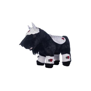 Wedstrijdset Cuddle Pony HKM Wit / rood Wedstrijdset Cuddle Pony HKM Wit / rood