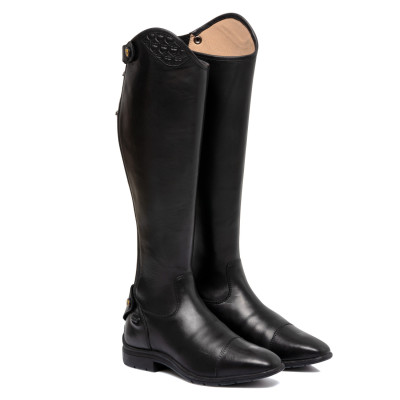 Unisex laarzen met multilogo inzet Ace Equestro Zwart