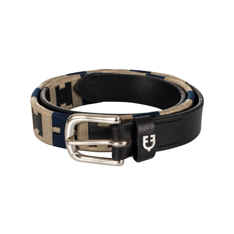 Engelse riem met contrasterend borduursel Equestro