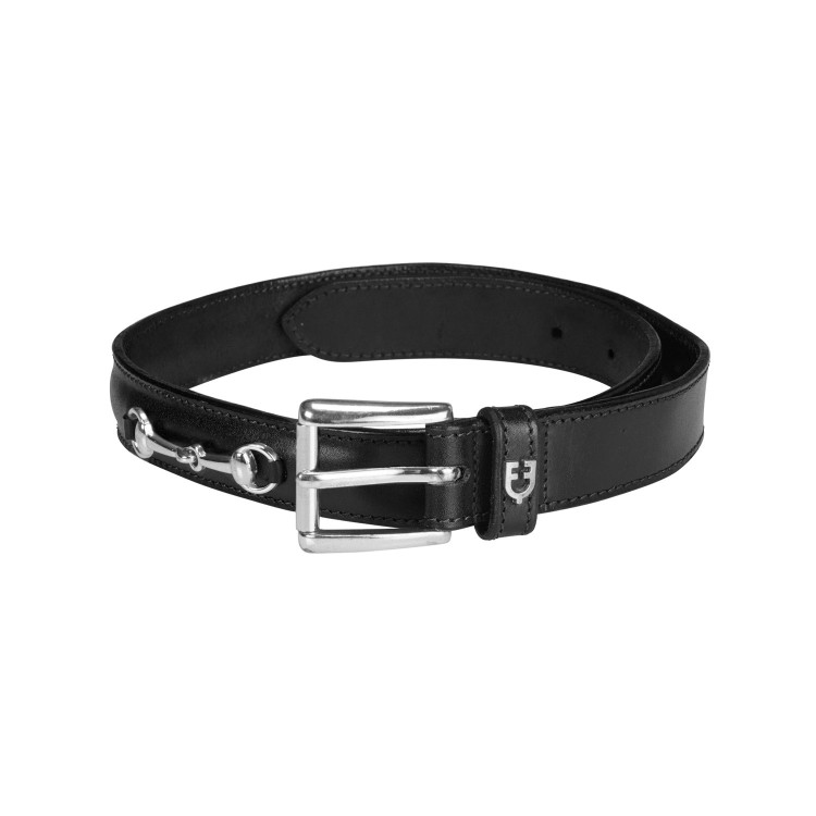 Engelse leren riem met eggbutt Equestro