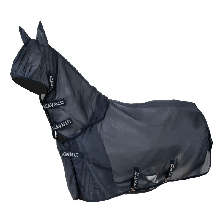 Vliegendeken met halsstuk en masker Acavallo Vliegendeken met halsstuk en masker Acavallo
