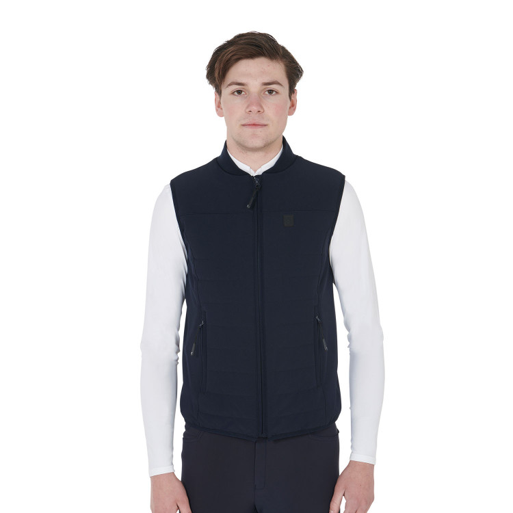 Herenvest in ademende technische stof Flam Equestro