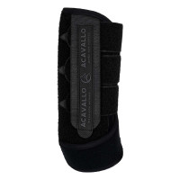 Voorste neopreen beenbeschermers met gel-inzetstukken Respira Acavallo Zwart Voorste neopreen beenbeschermers met gel-inzetstukken Respira Acavallo Zwart