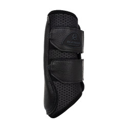 Voorbeenbeschermers van geperforeerd neopreen met dubbele klittenbandsluiting Acavallo