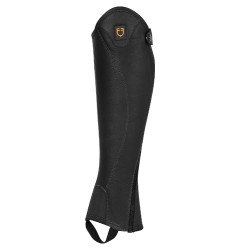Unisex mini-chaps van soepel leer met zijrits Magellano Equestro