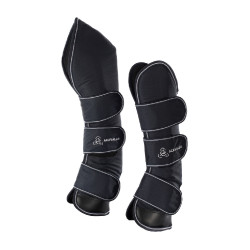 Transportbeschermers van 900D ripstop polyester Acavallo per 4 Zwart