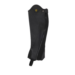 Mini-chaps van soepel leer met zijrits Magellano Equestro