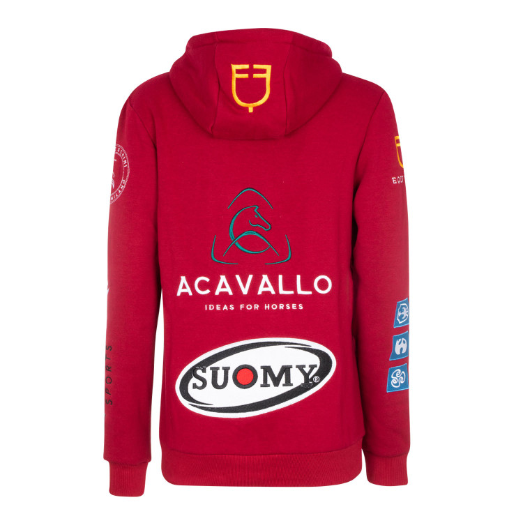 Dameshoodie met multi-logo Equestro
