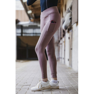 Pull-on Equithème Flora siliconen zitvlak Oudroze