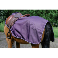 Zadeldeken Equithème Tyrex 600D Fleece Zwart Zadeldeken Equithème Tyrex 600D Fleece Zwart