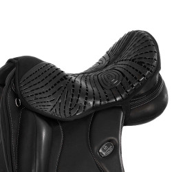 Gel zadelbeschermer Air Plus voor dressuur met 10mm buitenlaag gel Acavallo Zwart Gel zadelbeschermer Air Plus voor dressuur met 10mm buitenlaag gel Acavallo Zwart