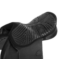 Gel zadelbeschermer Air Plus voor springen met 10mm buitenste gel Acavallo Zwart Gel zadelbeschermer Air Plus voor springen met 10mm buitenste gel Acavallo Zwart