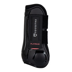Anatomisch gevormde peesbeschermers met dubbele klittenbandsluiting Platinum Equestro