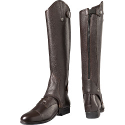 Mini-chaps Equithème Primera gegranuleerd leer Mini-chaps Equithème Primera gegranuleerd leer