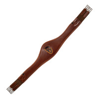 Anatomische hindernisriem van kalfsleer Acavallo Cognac Bruin Anatomische hindernisriem van kalfsleer Acavallo Cognac Bruin