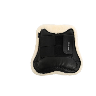 Eco-lederen peesbeschermers met dubbele klittenband Acavallo Eco-lederen peesbeschermers met dubbele klittenband Acavallo