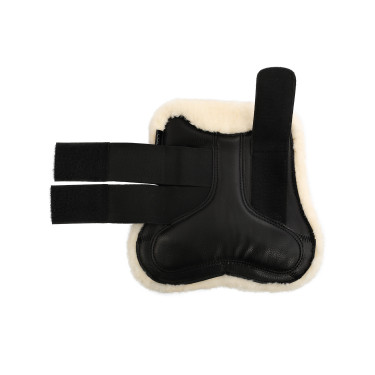 Eco-lederen peesbeschermers met dubbele klittenband Acavallo Eco-lederen peesbeschermers met dubbele klittenband Acavallo