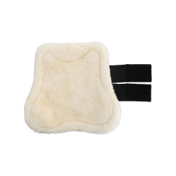 Eco-lederen peesbeschermers met dubbele klittenband Acavallo Zwart Eco-lederen peesbeschermers met dubbele klittenband Acavallo Zwart