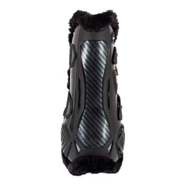 Anatomische peesbeschermers met synthetisch schapenvacht Spider Man Equestro Zwart