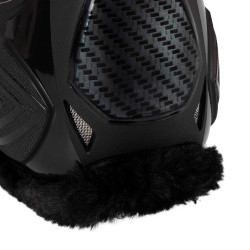 Anatomische peesbeschermers met synthetisch schapenvacht Spider Man Equestro Zwart