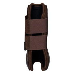 Anatomisch gevormde peesbeschermers met dubbele klittenbandsluiting Platinum Equestro Bruin