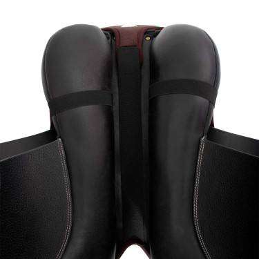 Gel zadelbeschermer Air Plus voor springen met 10mm buitenste gel Acavallo Bruin Gel zadelbeschermer Air Plus voor springen met 10mm buitenste gel Acavallo Bruin