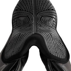 Gel zadelbeschermer Air Plus voor springen met 10mm buitenste gel Acavallo Zwart