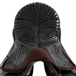 Gel zadelbeschermer Air Plus voor dressuur met 10mm buitenlaag gel Acavallo Bruin
