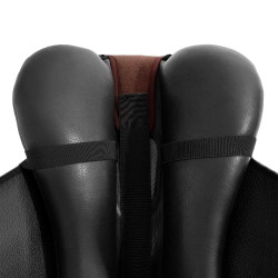 Gel zadelbeschermer Air Plus voor dressuur met 10mm buitenlaag gel Acavallo Bruin