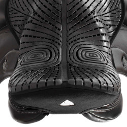 Gel zadelbeschermer Air Plus voor dressuur met 10mm buitenlaag gel Acavallo Zwart Gel zadelbeschermer Air Plus voor dressuur met 10mm buitenlaag gel Acavallo Zwart