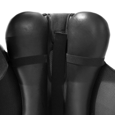 Gel zadelbeschermer Air Plus voor dressuur met 10mm buitenlaag gel Acavallo Zwart Gel zadelbeschermer Air Plus voor dressuur met 10mm buitenlaag gel Acavallo Zwart