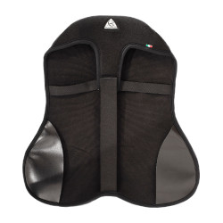 Gel zadelbeschermer Air Plus voor dressuur met 10mm buitenlaag gel Acavallo Zwart Gel zadelbeschermer Air Plus voor dressuur met 10mm buitenlaag gel Acavallo Zwart