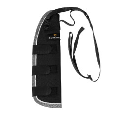 Gewatteerde en waterdichte staartbeschermer Equestro Zwart