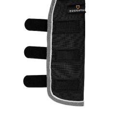 Gewatteerde en waterdichte staartbeschermer Equestro Zwart