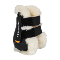 TPU kogelbeschermers met synthetisch schapenwol Ruby Equestro Zwart TPU kogelbeschermers met synthetisch schapenwol Ruby Equestro Zwart