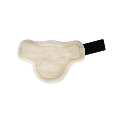 Beschermers voor kogelgewrichten van ecologisch leer met dubbele klittenband Acavallo Zwart