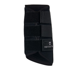 Crossbeenbeschermers van neopreen en geperforeerd leer Airflow Equestro Zwart Crossbeenbeschermers van neopreen en geperforeerd leer Airflow Equestro Zwart